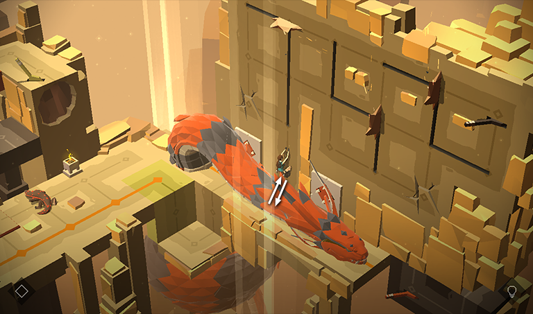 Lara Croft GO screenshot