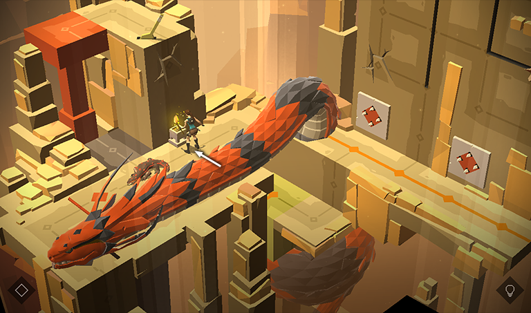 Lara Croft GO screenshot