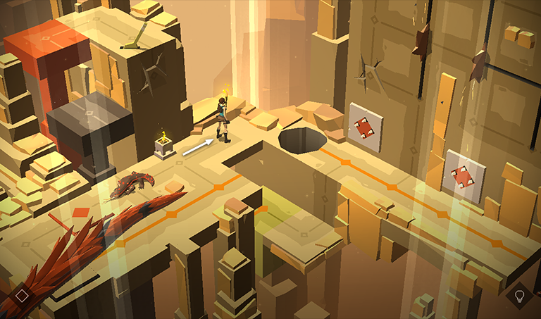 Lara Croft GO screenshot