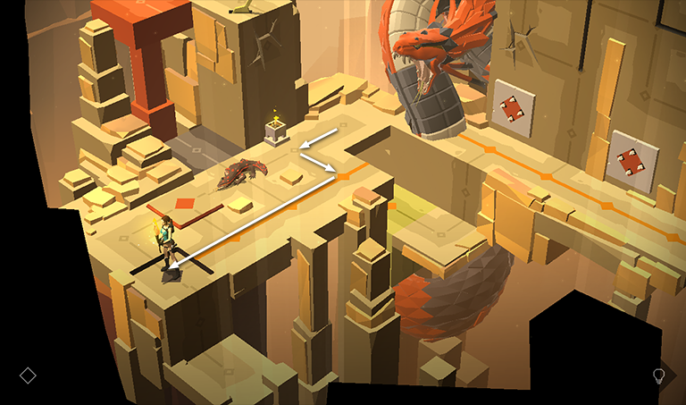 Lara Croft GO screenshot