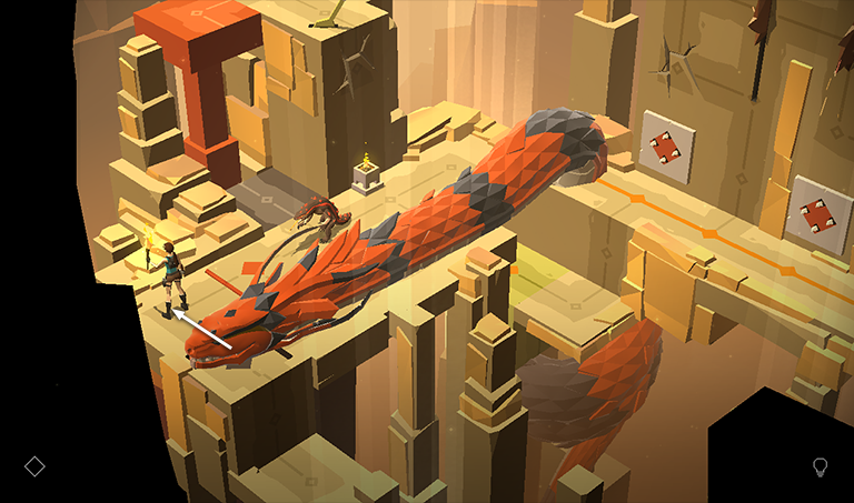 Lara Croft GO screenshot