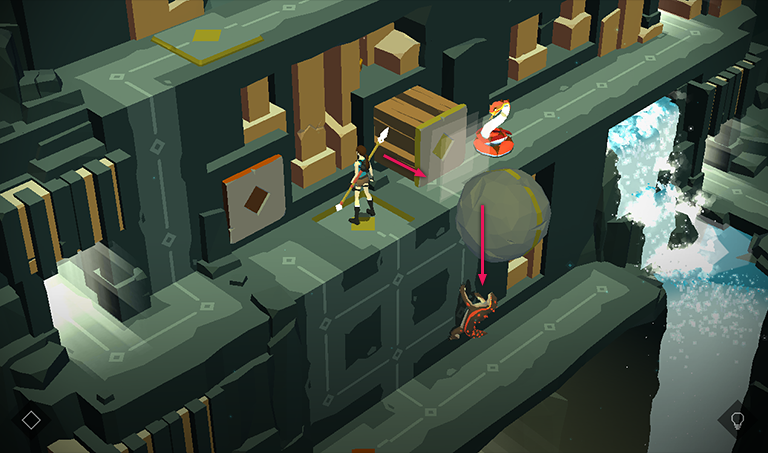 Lara Croft GO screenshot