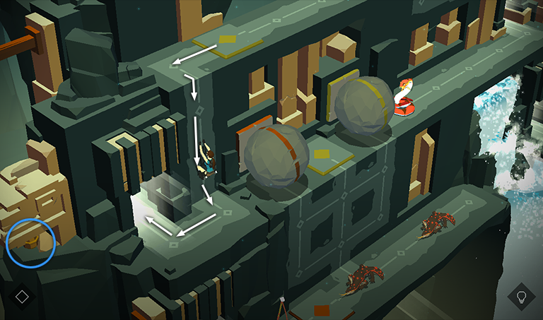 Lara Croft GO screenshot