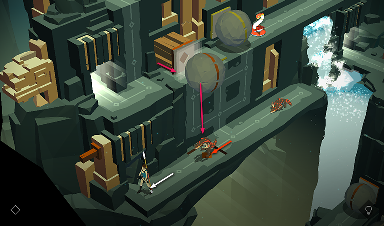 Lara Croft GO screenshot