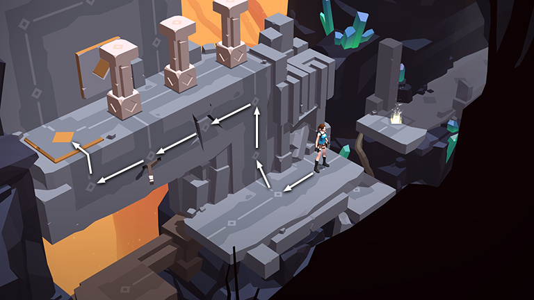 Lara Croft GO screenshot