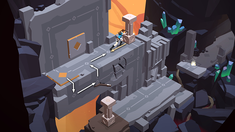 Lara Croft GO screenshot