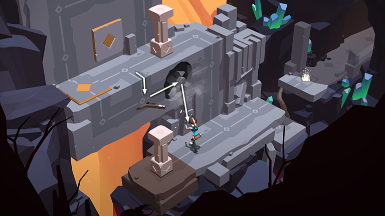 Lara Croft GO screenshot