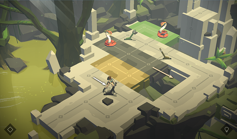 Lara Croft GO screenshot