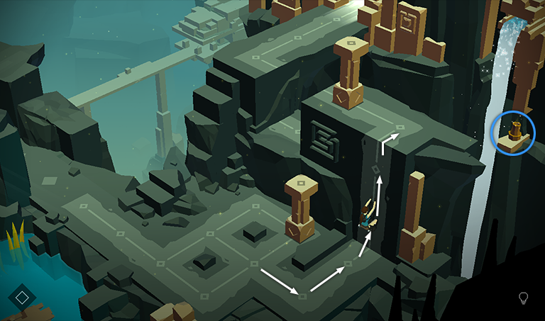 Lara Croft GO screenshot