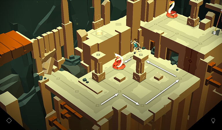 Lara Croft GO screenshot