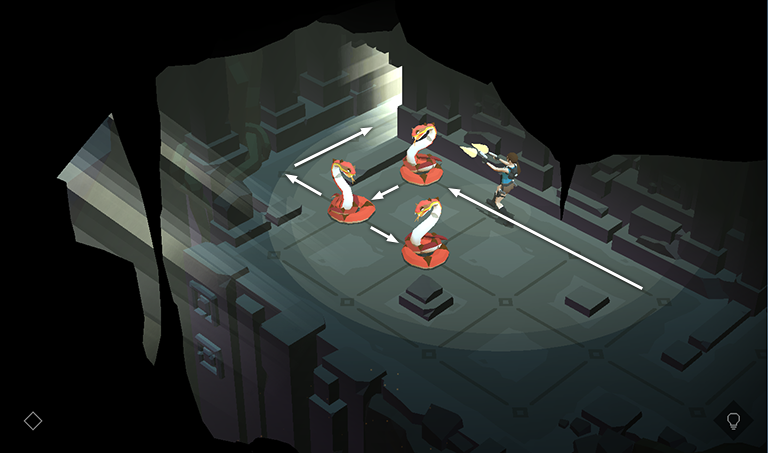 Lara Croft GO screenshot