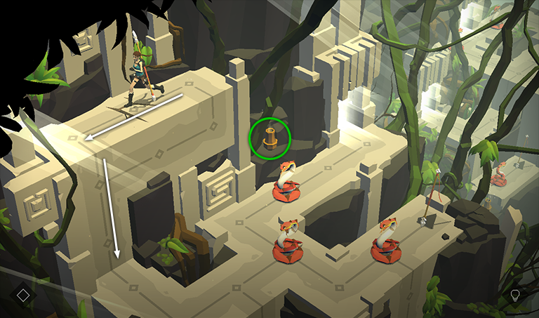 Lara Croft GO screenshot