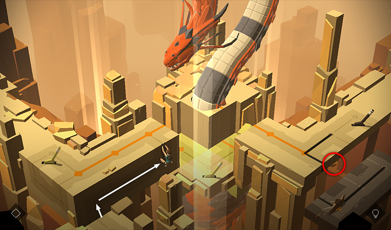 Lara Croft GO screenshot