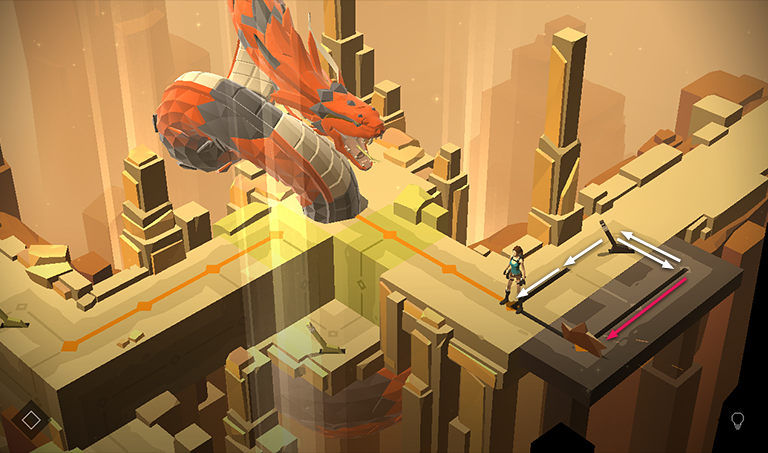 Lara Croft GO screenshot