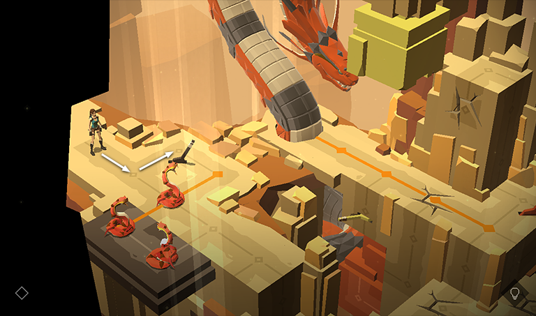 Lara Croft GO screenshot