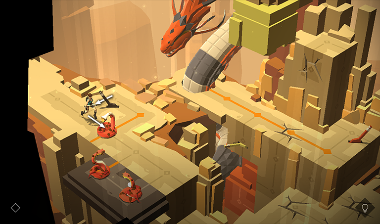 Lara Croft GO screenshot