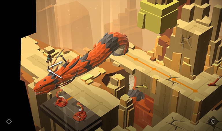 Lara Croft GO screenshot
