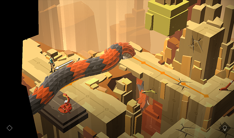 Lara Croft GO screenshot