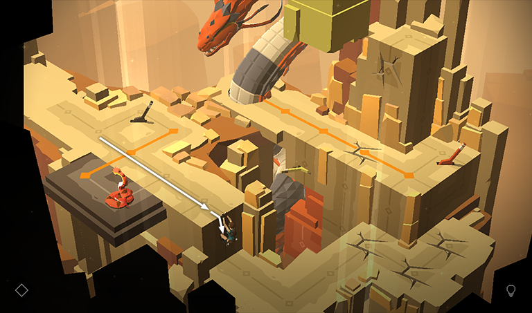 Lara Croft GO screenshot