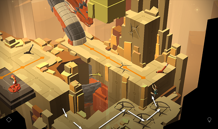 Lara Croft GO screenshot