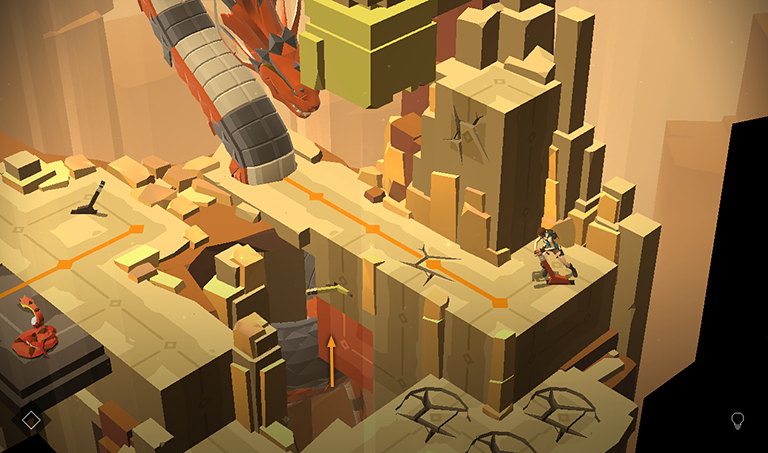 Lara Croft GO screenshot