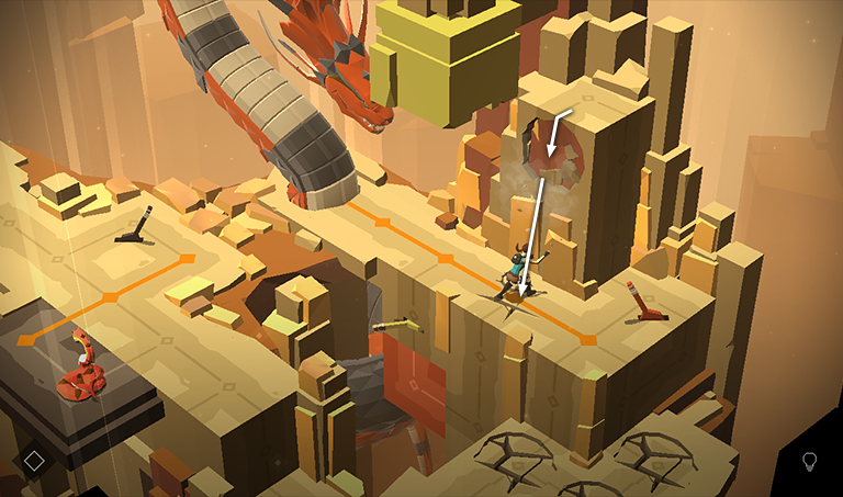 Lara Croft GO screenshot