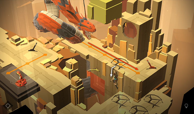 Lara Croft GO screenshot