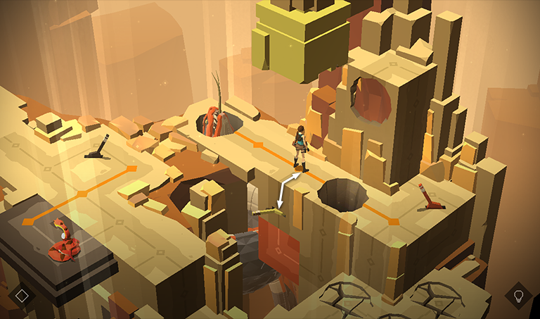 Lara Croft GO screenshot