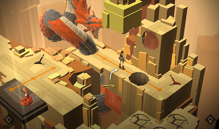 Lara Croft GO screenshot
