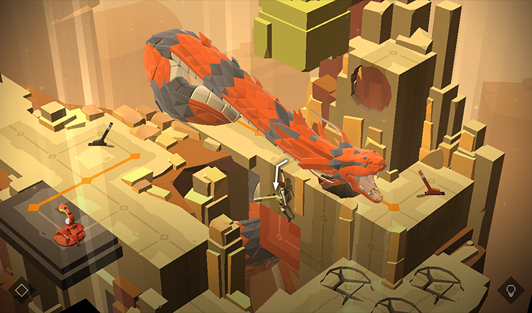 Lara Croft GO screenshot