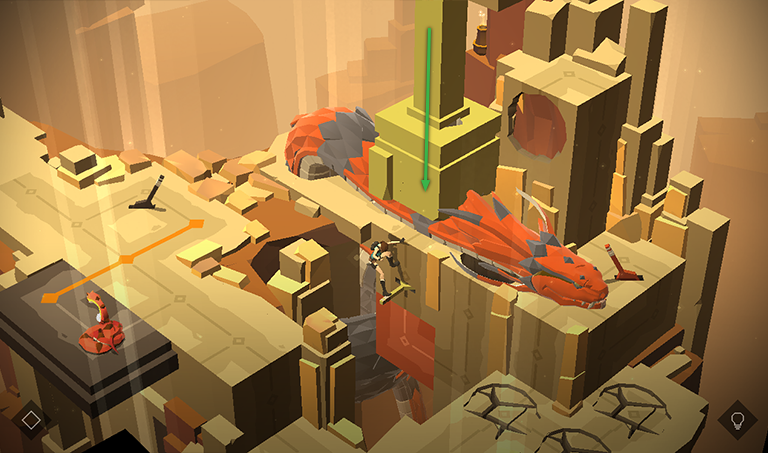 Lara Croft GO screenshot