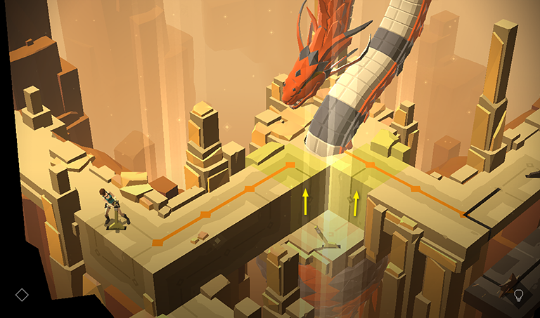 Lara Croft GO screenshot
