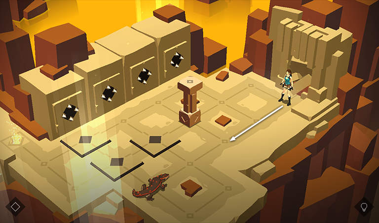 Lara Croft GO screenshot
