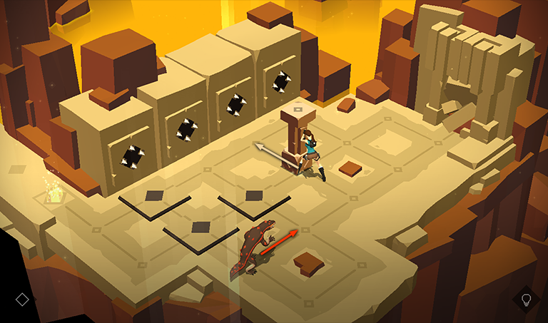 Lara Croft GO screenshot