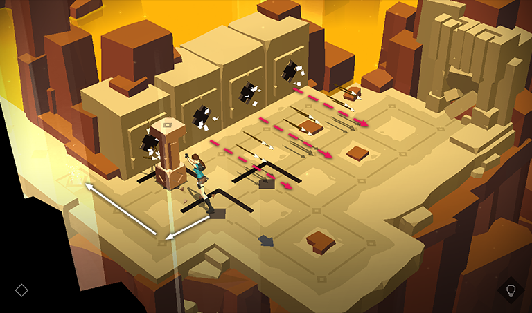 Lara Croft GO screenshot