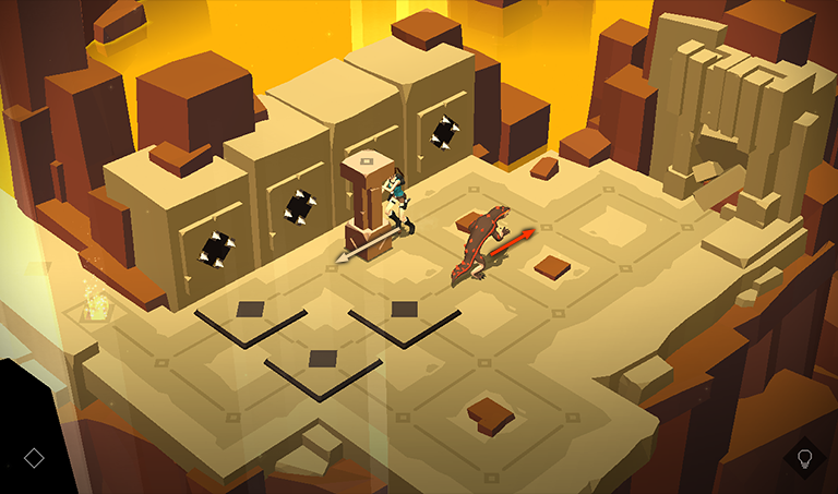 Lara Croft GO screenshot