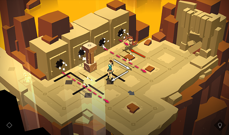 Lara Croft GO screenshot