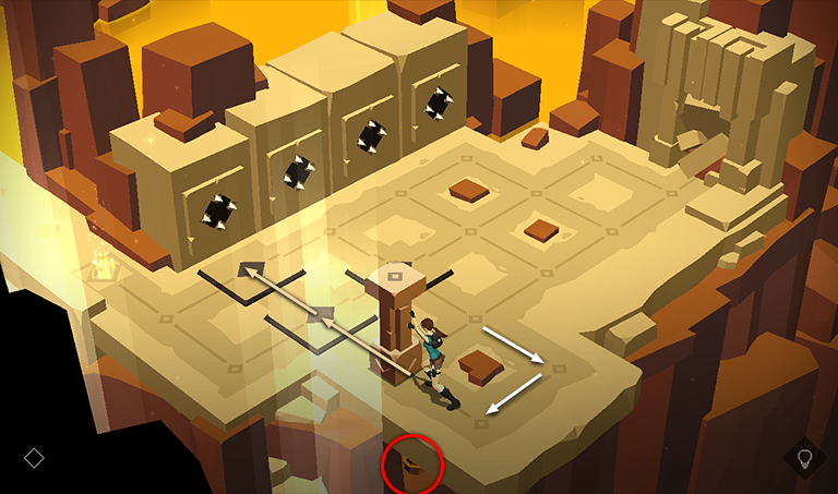 Lara Croft GO screenshot