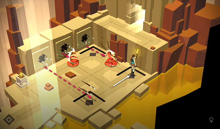 Lara Croft GO screenshot