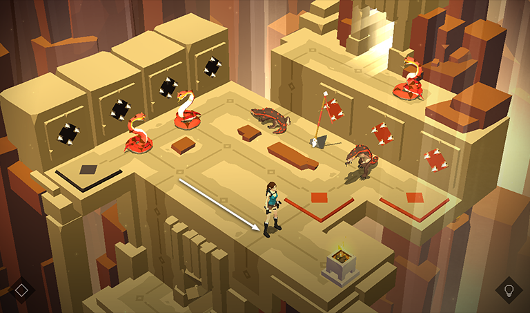 Lara Croft GO screenshot