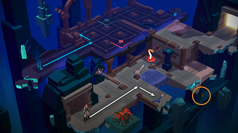 Lara Croft GO screenshot