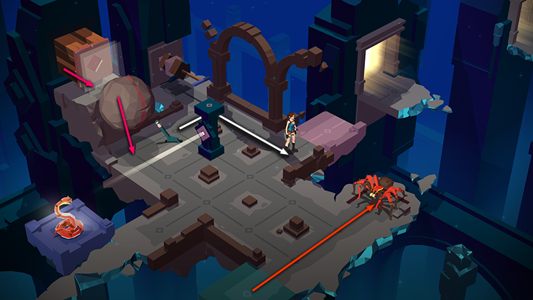 Lara Croft GO screenshot