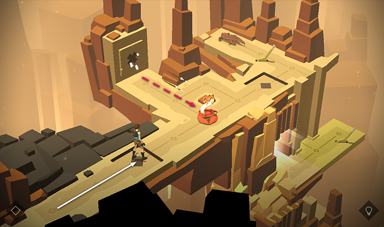 Lara Croft GO screenshot