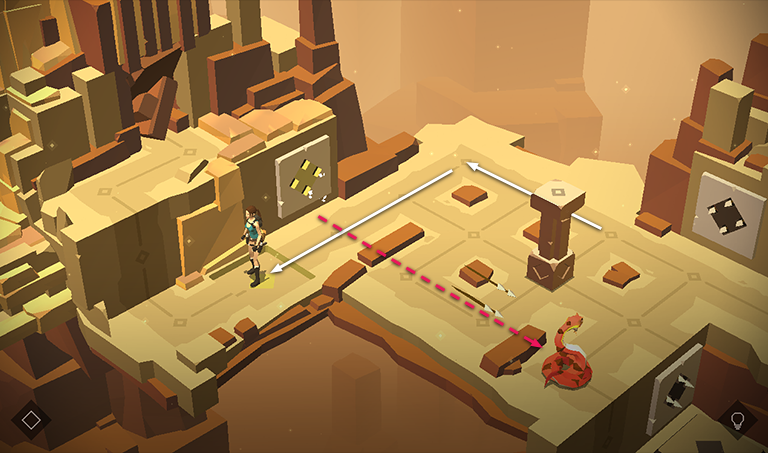 Lara Croft GO screenshot