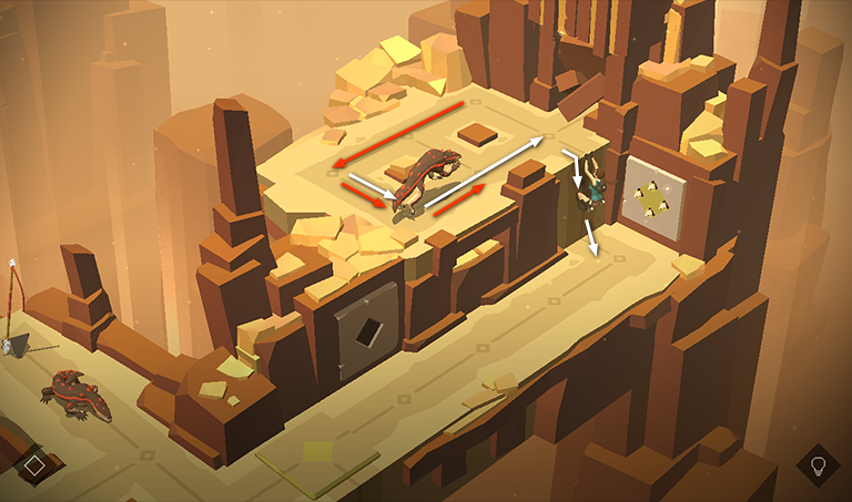 Lara Croft GO screenshot