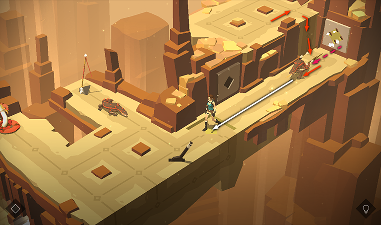 Lara Croft GO screenshot