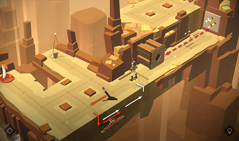 Lara Croft GO screenshot