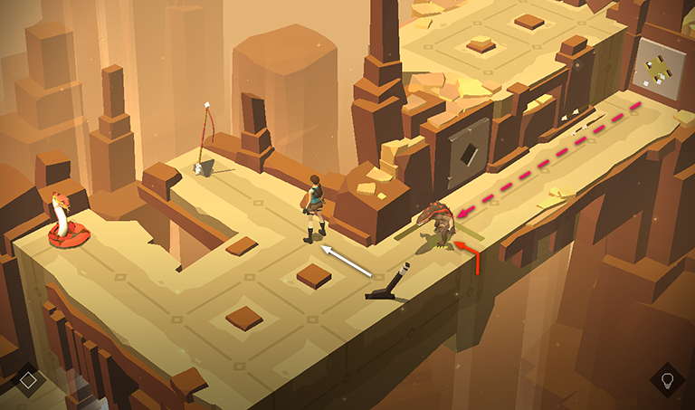 Lara Croft GO screenshot