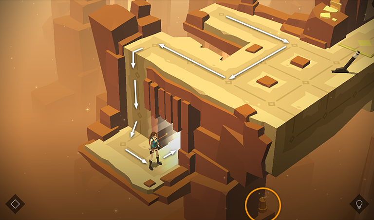 Lara Croft GO screenshot