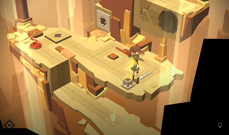 Lara Croft GO screenshot